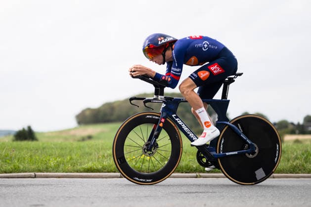 Cycling, Stage 1 of the Sauerland Tour, 13.5-km individual time trial, September 4, 2026 Matthew Peace GBR, Picnic PostNL Development Team, Brilon, North Rhine-Westphalia, Germany Copyright: xMarcelxHilgerx