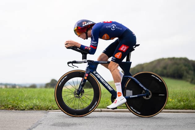 Cycling, Stage 1 of the Sauerland Tour, 13.5-km individual time trial, September 4, 2026 Matthew Peace GBR, Picnic PostNL Development Team, Brilon, North Rhine-Westphalia, Germany Copyright: xMarcelxHilgerx
