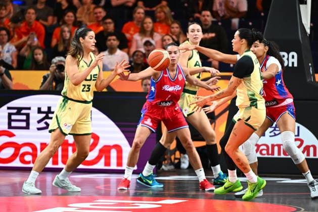 Australia v Puerto Rico - FIBA Women s Basketball World Cup 2026 BERLIN, GERMANY - SEPTEMBER 04 : Fowler Alex forward of Australia during the FIBA Women s Basketball World Cup group C phase match between Australia and Puerto Rico in Berlin on September 4, 2026 in Berlin, Germany, 04 09 2026 Berlin Germany  Copyright: xVincentxKalutx