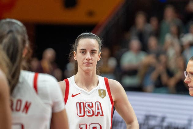 German Basketball, FIBA Women’s World Cup, USA vs. China on September 4, 2026, in Berlin at the Max Schmeling Halle; Caitlin Clark, USA, 12 Copyright: xSvenxHeidmannx