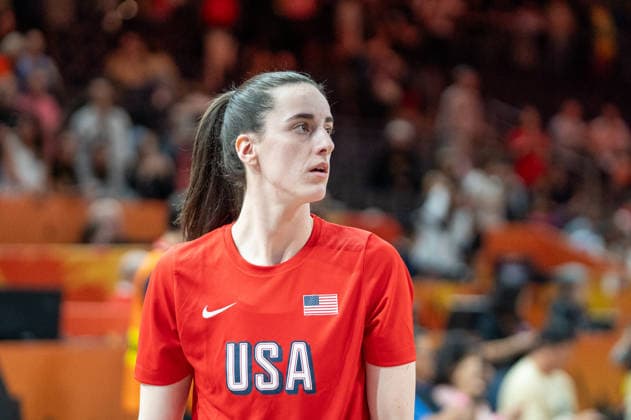 German Basketball, FIBA Women’s World Cup, USA vs. China on September 4, 2026, in Berlin at the Max Schmeling Halle; Caitlin Clark, USA, 12 Copyright: xSvenxHeidmannx