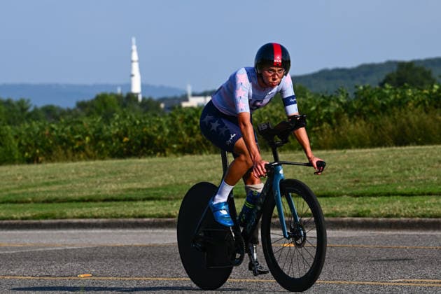 2026 UCI Para-cycling Road World Championships Picture by Olly Hassell SWpix.com - 03 09 2026 - Cycling - 2026 UCI Para-cycling Road World Championships - Huntsville, Alabama, United States of America - Training Practise - Grace Norman (USA) Copyright: x xSWpix.comx(t axPhotographyxHubxLtd)xOllyxHassell SWpix.comx SWP-3030-22027