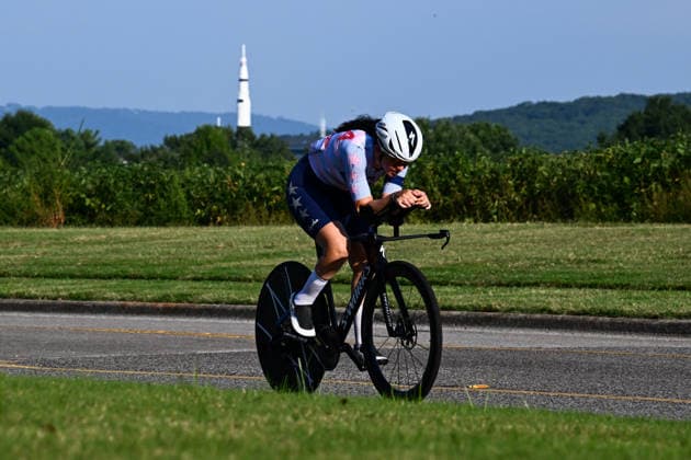 2026 UCI Para-cycling Road World Championships Picture by Olly Hassell SWpix.com - 03 09 2026 - Cycling - 2026 UCI Para-cycling Road World Championships - Huntsville, Alabama, United States of America - Training Practise - Samantha Bosco (USA) Copyright: x xSWpix.comx(t axPhotographyxHubxLtd)xOllyxHassell SWpix.comx SWP-3030-22028