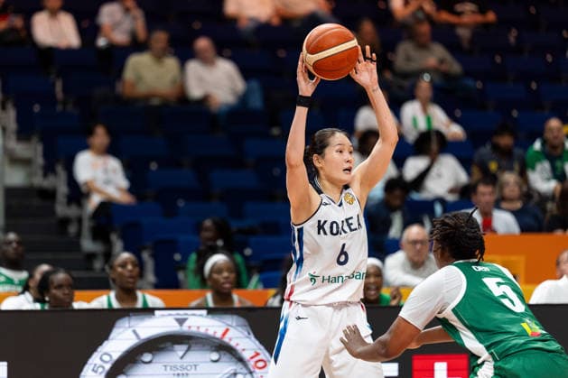 Isaem Choi (Korea), 06; Jordan Obi (Nigeria), 05; GER; Korea vs. Nigeria; Basketball; 2026 FIBA Women’s World Cup; Group Stage; Matchday 1; September 4, 2026, GER, Korea vs. Nigeria, Basketball, 2026 FIBA Women’s World Cup, Match Day 1, September 4, 2026, Berlin Copyright: xEibner-Pressefoto MaxxVincenx EP_MVN