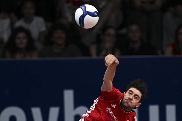 Turkiye v Denmark - CEV EuroVolley 2026 Men Friendly Match ANKARA, TURKIYE - SEPTEMBER 4: Ahmet Tumer (3) of Turkiye in action during a friendly match ahead of the 2026 CEV Men s European Volleyball Championship between Turkiye and Denmark at Baskent Volleyball Hall in Ankara, Turkiye, on September 4, 2026. Ismail Kaplan Anadolu Ankara Turkey. Editorial use only. Please get in touch for any other usage.  Copyright: x2026xAnadoluxIsmailxKaplanx