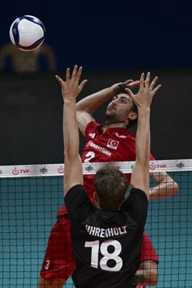 Turkiye v Denmark - CEV EuroVolley 2026 Men Friendly Match ANKARA, TURKIYE - SEPTEMBER 4: Ahmet Tumer (3) of Turkiye in action during a friendly match ahead of the 2026 CEV Men s European Volleyball Championship between Turkiye and Denmark at Baskent Volleyball Hall in Ankara, Turkiye, on September 4, 2026. Ismail Kaplan Anadolu Ankara Turkey. Editorial use only. Please get in touch for any other usage.  Copyright: x2026xAnadoluxIsmailxKaplanx