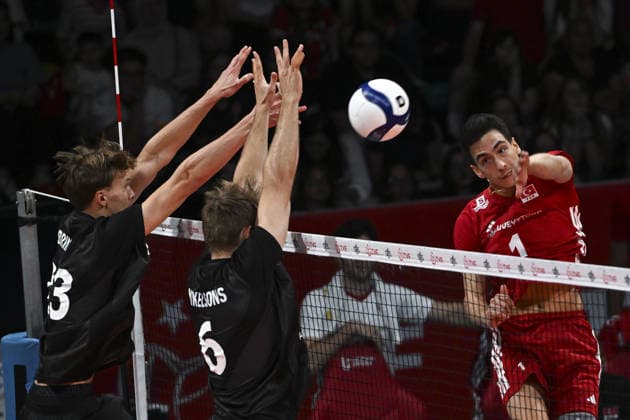 Volleyball, international match, Turkey v Denmark
