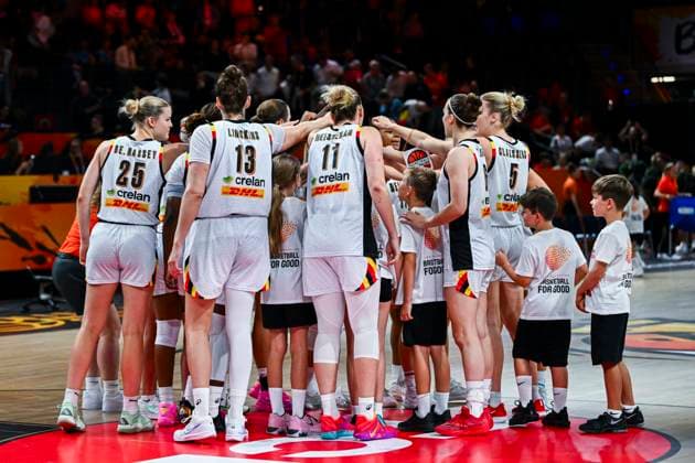 Belgium v Turkey - FIBA Women s Basketball World Cup 2026 BERLIN, GERMANY - SEPTEMBER 04 : Belgian Cats during the FIBA Women s Basketball World Cup group C phase match between Belgium and Turkey in Berlin on September 4, 2026 in Berlin, Germany, 04 09 2026 Berlin Germany  Copyright: xVincentxKalutx