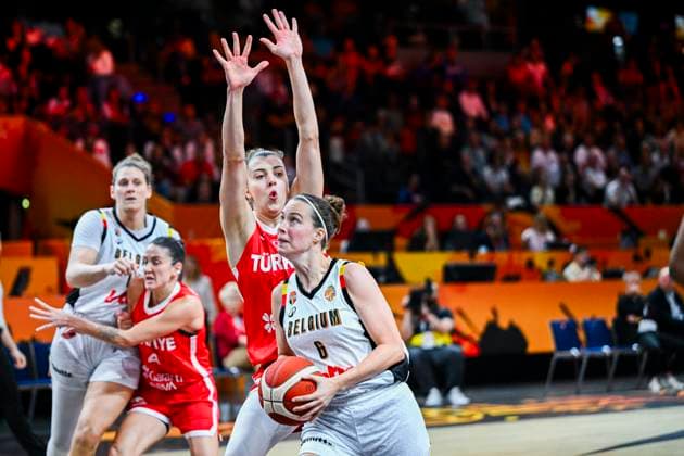 Belgium v Turkey - FIBA Women s Basketball World Cup 2026 BERLIN, GERMANY - SEPTEMBER 04 : Delaere Antonia small forward of Belgium in action during the FIBA Women s Basketball World Cup group C phase match between Belgium and Turkey in Berlin on September 4, 2026 in Berlin, Germany, 04 09 2026 Berlin Germany  Copyright: xVincentxKalutx