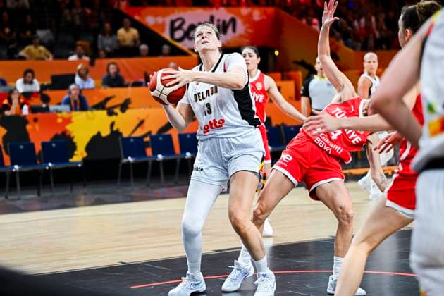 Belgium v Turkey - FIBA Women s Basketball World Cup 2026 BERLIN, GERMANY - SEPTEMBER 04 : Linskens Kyara center of Belgium in action during the FIBA Women s Basketball World Cup group C phase match between Belgium and Turkey in Berlin on September 4, 2026 in Berlin, Germany, 04 09 2026 Berlin Germany  Copyright: xVincentxKalutx