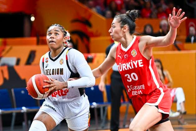 Belgium v Turkey - FIBA Women s Basketball World Cup 2026 BERLIN, GERMANY - SEPTEMBER 04 : Lisowa Mbaka Maxuella small forward of Belgium in action during the FIBA Women s Basketball World Cup group C phase match between Belgium and Turkey in Berlin on September 4, 2026 in Berlin, Germany, 04 09 2026 Berlin Germany  Copyright: xVincentxKalutx