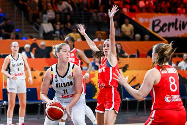 Belgium v Turkey - FIBA Women s Basketball World Cup 2026 BERLIN, GERMANY - SEPTEMBER 04 : Meesseman Emma power forward of Belgium in action during the FIBA Women s Basketball World Cup group C phase match between Belgium and Turkey in Berlin on September 4, 2026 in Berlin, Germany, 04 09 2026 Berlin Germany  Copyright: xVincentxKalutx