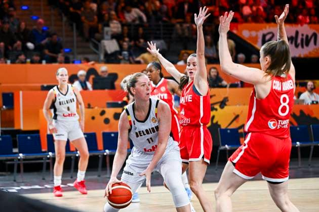 Belgium v Turkey - FIBA Women s Basketball World Cup 2026 BERLIN, GERMANY - SEPTEMBER 04 : Meesseman Emma power forward of Belgium in action during the FIBA Women s Basketball World Cup group C phase match between Belgium and Turkey in Berlin on September 4, 2026 in Berlin, Germany, 04 09 2026 Berlin Germany  Copyright: xVincentxKalutx