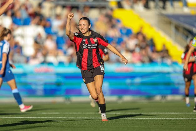 GER, Sinsheim, TSG Hoffenheim vs Bayer 04 Leverkusen, Google Pixel Frauen Bundesliga, Fussball, DFB, Spielzeit 2026 2027, Dietmar Hopp Stadion, 3. Spieltag im Bild: Loreen Bender (Bayer 04 Leverkusen Frauen 19) erzielt den Treffer zum 0:1, Tor, Jubel und Freude, Emotionen DFB DFL REGULATIONS PROHIBIT ANY USE OF PHOTOGRAPHS AS IMAGE SEQUENCES AND OR QUASI-VIDEO, 04.09.2026 *** GER, Sinsheim, TSG Hoffenheim vs. Bayer 04 Leverkusen, Google Pixel Women s Bundesliga, Soccer, DFB, 2026–2027 Season, Dietmar Hopp Stadium, Matchday 3 in pictures: Loreen Bender of Bayer 04 Leverkusen Women’s Team 19 scores the goal to make it 0–1, Goal, Celebration and joy, emotions. DFB and DFL regulations prohibit any use of photographs as image sequences and or quasi-video. April 9, 2026 Copyright: HMBxMedia HendrikxHamelau