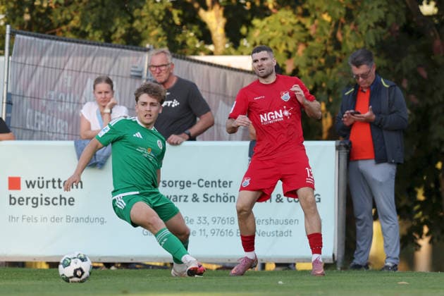 Football, Bavarian Regional League, TSV Aubstadt v SpVgg Ansbach