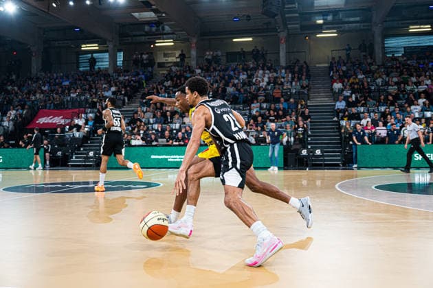 Basketball I Men s I Bundesliga I 2026–2027 Season I Preseason I Veolia Towers Hamburg vs. EWE Baskets Oldenburg I September 4, 2026 Mathys Kangudia 28, Veolia Towers Hamburg, Hamburg Inselpark Arena, Hamburg, Germany Copyright: xLobeca Björn-OlexKehmx