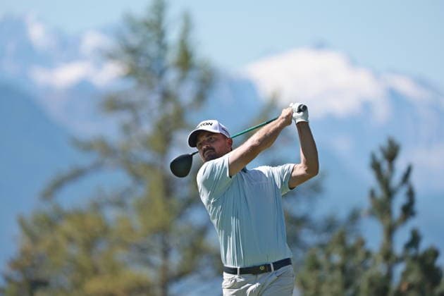Omega European Masters 2026 - Day Two Brandon Robinson Thompson of England plays during the second round of the 2026 Omega European Masters at the Golf de Crans-sur-Sierre in Crans-Montana, Switzerland, on September 4, 2026. Crans-Montana Switzerland  Copyright: xRemyxGrosx originalFilename:gros-notitle260904_npdZ3.jpg