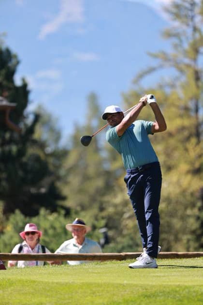 Omega European Masters 2026 - Day Two Yurav Premlall of South Africa plays during the second round of the 2026 Omega European Masters at the Golf de Crans-sur-Sierre in Crans-Montana, Switzerland, on September 4, 2026. Crans-Montana Switzerland  Copyright: xRemyxGrosx originalFilename:gros-notitle260904_nptDe.jpg