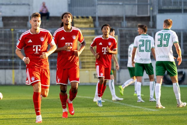 Football, Bavarian Regional League, FC Bayern II v VfB Eichstätt