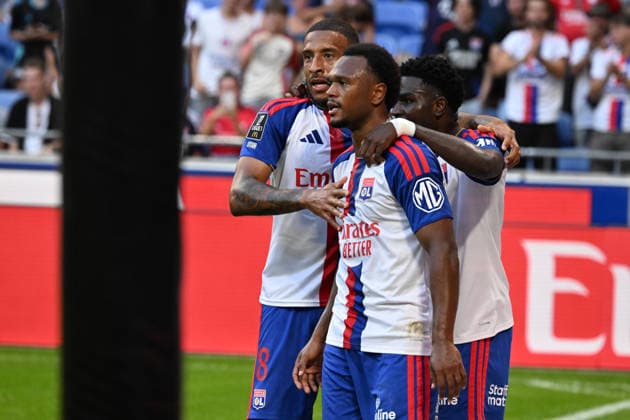 Football : Olympique Lyonnais v Auxerre - French ligue 1- 04 09 2026 Lois OPENDA of Lyon during the French ligue 1 match between Olympique Lyonnais and Auxerre at Groupama Stadium Decines Charpieu Lyon on September 04, 2026 , France LYONFrance  Copyright: xMouradxAllilix