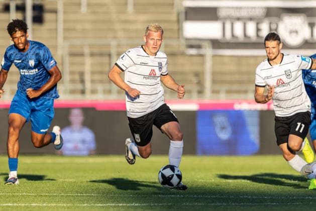 SSV Ulm 1846 Soccer vs. SGV Freiberg Heilbronn, Soccer, Regionalliga Southwest, Matchday 5, Donaustadion Ulm, September 4, 2026, by Per Lockl, SSV Ulm 1846 Soccer, 08 SSV Ulm 1846 Soccer vs. SGV Freiberg Heilbronn, Soccer, Regionalliga Southwest, Matchday 5, Donaustadion Ulm, September 4, 2026. Photo by Lucca Fundel, Ulm Donaustadion, Baden-Württemberg, Germany