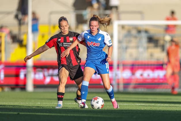 GER, Sinsheim, TSG Hoffenheim vs Bayer 04 Leverkusen, Google Pixel Frauen Bundesliga, Fussball, DFB, Spielzeit 2026 2027, Dietmar Hopp Stadion, 3. Spieltag im Bild: Valesca Ampoorter (TSG Hoffenheim Frauen 10) DFB DFL REGULATIONS PROHIBIT ANY USE OF PHOTOGRAPHS AS IMAGE SEQUENCES AND OR QUASI-VIDEO, 04.09.2026 *** GER, Sinsheim, TSG Hoffenheim vs. Bayer 04 Leverkusen, Google Pixel Women s Bundesliga, Soccer, DFB, 2026–2027 Season, Dietmar Hopp Stadium, Matchday 3 in pictures: Valesca Ampoorter, TSG Hoffenheim Women 10. DFB and DFL regulations prohibit any use of photographs as image sequences and or quasi-video. April 9, 2026 Copyright: HMBxMedia HendrikxHamelau