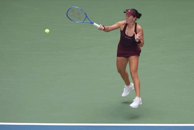 Jessica Pegula of USA in action 2026 US Open, Day Six, USTA Billie Jean King National Tennis Center, New York, USA - 04 Sep 2026New York USTA Billie Jean King National T New York (NY) United States of America EDITORIAL USE ONLY No use with unauthorised audio, video, data, fixture lists, club league logos or live services. Online in-match use limited to 120 images, no video emulation. No use in betting, games or single club league player publications.  Copyright: xEllaxLing Shutterstockx 17133420i
