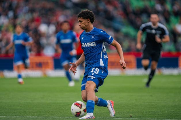 Deutschland: 2. Bundesliga 2026 - 2027, 4. Spieltag - Hannover 96 vs Karlsruher SC - Heinz von Heiden Arena (Hannover): Louey Ben Farhat (Karlsruher SC, 19) am Ball *** Germany 2. Bundesliga 2026–2027, Matchday 4: Hannover 96 vs. Karlsruher SC, Heinz von Heiden Arena, Hannover; Louey Ben Farhat, Karlsruher SC, No. 19 on the ball Copyright: xTomxLauruschkatx