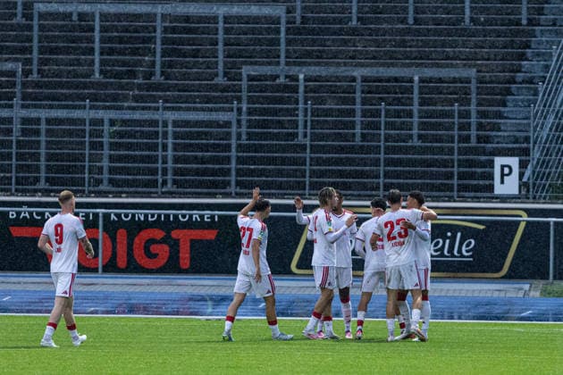 Regionalliga West 26 27 Bonner SC 1 FC Cologne U23 04 09 2026 1 FC Cologne U23 celebrates the goal, 0–1 by Niklas Kossi Henriksen Yacobi 1 FC Cologne U23, 11 Regionalliga West 26 27 Bonner SC 1 FC Köln U23 Sportpark Nord, Bonn 04 09 2026 Copyright: xBEAUTIFULxSPORTS Buriakovx