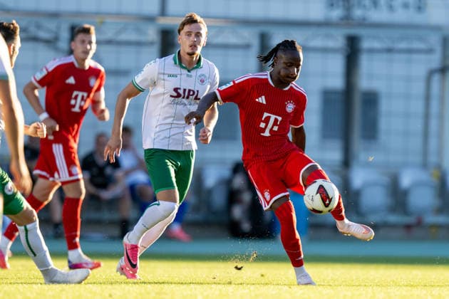 Oluwaseyi Wilson 7 FC Bayern Munich Amateurs, FC Bayern II vs. VfB Eichstätt, Soccer, Bavarian Regional League, Matchday 7, September 4, 2026. DFB regulations prohibit any use of photographs as image sequences and or quasi-video. Munich, Bavaria, Germany Copyright: xkolbert-press UlrichxGamelx