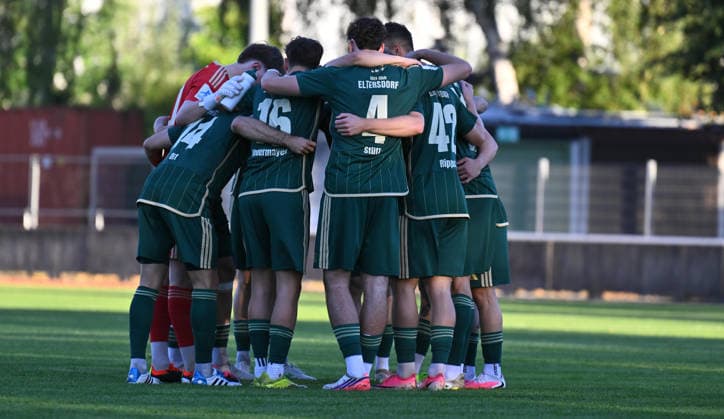 September 4, 2026 Soccer Season 2026–2027 Bavarian Regional League Matchday 07 SC Eltersdorf vs. SCE Quecken FV Illertissen xwoxzix Team Circle SCE Team Before Kickoff