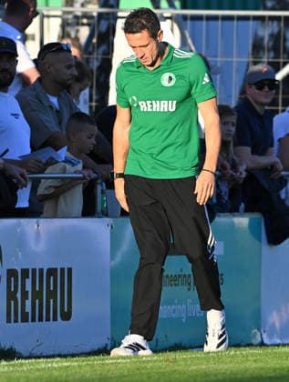 September 4, 2026 Soccer Season 2026–2027 Bavarian Regional League Matchday 07 SC Eltersdorf vs. SCE Quecken vs. FV Illertissen xwoxzix Bernd Eigner, SC Eltersdorf coach, disappointed Disappointment