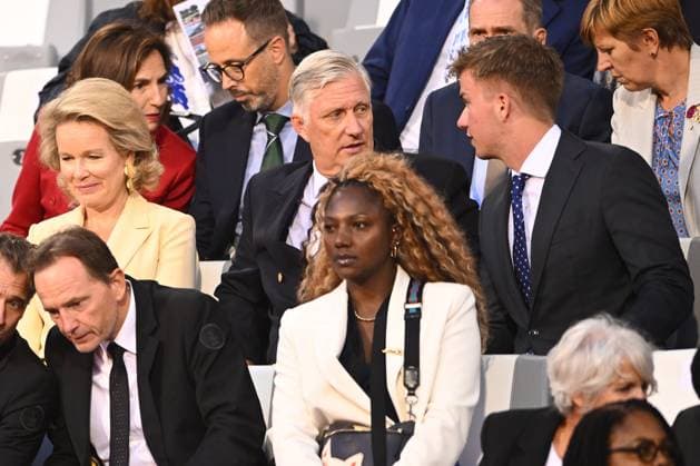 Memorial Van Damme 2025 - Wanda Diamond League - day 1 BRUSSELS, BELGIUM - SEPTEMBER 04 : Jean-Michel Saive, King Philippe of Belgium, Queen Mathild of Belgium, Prince Gabriel of Belgium during day 1 of the 50th edition of the 2026 IAAF Wanda Diamond League Allianz Memorial Van Damme athletics meeting in the King Baudouin Stadium in on September 4, 2026 in Brussels, Belgium, 04 09 2026 Brussels Belgium  Copyright: xGvgx