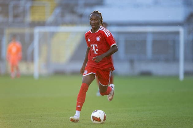 Oluwaseyi Wilson 7, FC Bayern Munich Amateurs, FC Bayern II vs. VfB Eichstätt, Soccer, Bavarian Regional League, Matchday 7, September 4, 2026. DFB regulations prohibit any use of photographs as image sequences and or quasi-video. Munich, Bavaria, Germany Copyright: xkolbert-press UlrichxGamelx
