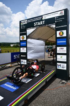 2026 UCI Para-cycling Road World Championships Picture by Olly Hassell SWpix.com - 04 09 2026 - Cycling - 2026 UCI Para-cycling Road World Championships - Huntsville, Alabama, United States of America - Men H1 Individual Time Trial (ITT) - Maarten Duif (Canada) Huntsville Cummings Research Park United States of America Copyright: x xSWpix.comx(t axPhotographyxHubxLtd)xOllyxHassell SWpix.comx SWP-3030-22119