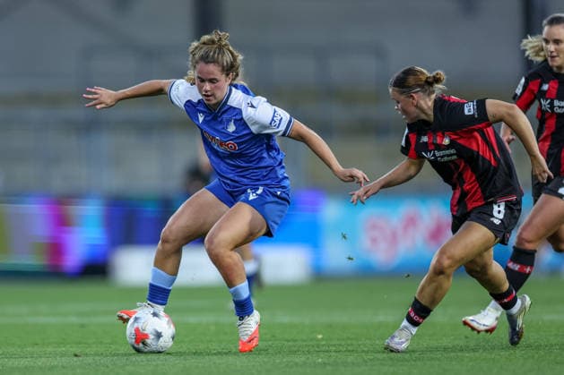 GER, Sinsheim, TSG Hoffenheim vs Bayer 04 Leverkusen, Google Pixel Frauen Bundesliga, Fussball, DFB, Spielzeit 2026 2027, Dietmar Hopp Stadion, 3. Spieltag im Bild v.l.: Laia Martret (TSG Hoffenheim Frauen 21), Justine Brandau (Bayer 04 Leverkusen Frauen 8) DFB DFL REGULATIONS PROHIBIT ANY USE OF PHOTOGRAPHS AS IMAGE SEQUENCES AND OR QUASI-VIDEO, 04.09.2026 *** GER, Sinsheim, TSG Hoffenheim vs. Bayer 04 Leverkusen, Google Pixel Women s Bundesliga, Soccer, DFB, 2026–2027 Season, Dietmar Hopp Stadium, Matchday 3 in pictures: from left, Laia Martret (TSG Hoffenheim Women, 21), Justine Brandau (Bayer 04 Leverkusen Women, 8). DFB and DFL regulations prohibit any use of photographs as image sequences and or quasi-video, September 4, 2026 Copyright: HMBxMedia HendrikxHamelau