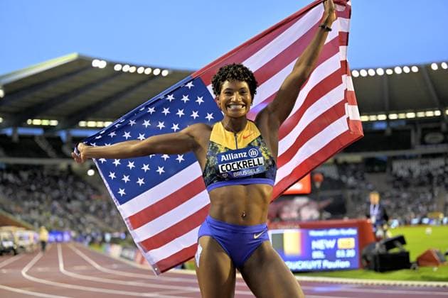 Memorial Van Damme 2025 - Wanda Diamond League - day 1 BRUSSELS, BELGIUM - SEPTEMBER 04 : COCKRELL Anna USA 400m hurdles during day 1 of the 50th edition of the 2026 IAAF Wanda Diamond League Allianz Memorial Van Damme athletics meeting in the King Baudouin Stadium in on September 4, 2026 in Brussels, Belgium, 04 09 2026 Brussels Belgium  Copyright: xSesx
