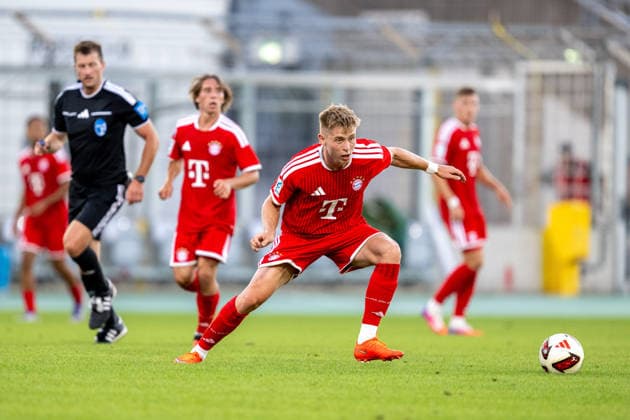 , FC Bayern II vs. VfB Eichstätt, Soccer, Bavarian Regional League, Matchday 7, September 4, 2026. DFB regulations prohibit any use of photographs as image sequences and or quasi-video. Munich, Bavaria, Germany Copyright: xkolbert-press UlrichxGamelx