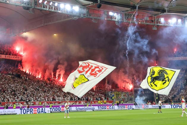 1. FC Köln Choreografie der Fans, Ultras , Deutschland, Fussball, 1. Bundesliga, 2.Spieltag, 2026 2027, VfB Stuttgart vs. 1.FC Köln, 04.09.2026, Stuttgart MHP Arena Deutschland *** 1 FC Köln Fan Choreography, Ultras, Germany, Soccer, Bundesliga 1, Matchday 2, 2026–2027, VfB Stuttgart vs. 1 FC Köln, September 4, 2026, Stuttgart MHP Arena, Germany Copyright: xGrantxHubbsx