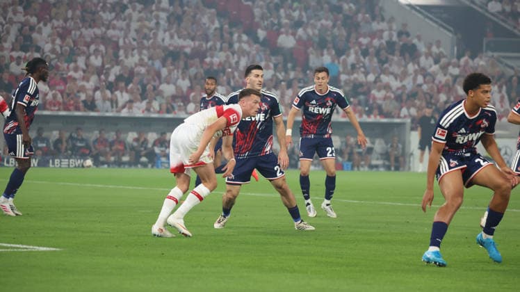 04.09.2026, xrekx, Fussball 1.Bundesliga, VfB Stuttgart - 1.FC Köln v.l. Dzenan Pejcinovic (VfB Stuttgart) (DFL DFB REGULATIONS PROHIBIT ANY USE OF PHOTOGRAPHS as IMAGE SEQUENCES and or QUASI-VIDEO) Stuttgart *** September 4, 2026, xrekx, Soccer, Bundesliga 1, VfB Stuttgart 1 FC Köln v l Dzenan Pejcinovic VfB Stuttgart DFL DFB REGULATIONS PROHIBIT ANY USE OF PHOTOGRAPHS as IMAGE SEQUENCES and or QUASI-VIDEO Stuttgart