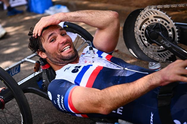 2026 UCI Para-cycling Road World Championships Picture by Olly Hassell SWpix.com - 04 09 2026 - Cycling - 2026 UCI Para-cycling Road World Championships - Huntsville, Alabama, United States of America - Men H2 Individual Time Trial (ITT) - Florian Jouanny (France) Huntsville Cummings Research Park United States of America Copyright: x xSWpix.comx(t axPhotographyxHubxLtd)xOllyxHassell SWpix.comx SWP-3030-22150