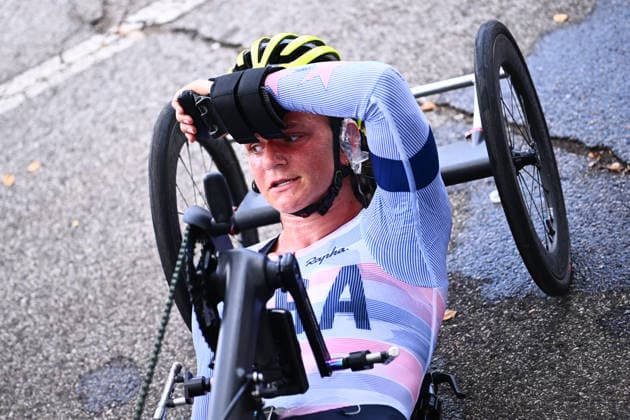 2026 UCI Para-cycling Road World Championships Picture by Olly Hassell SWpix.com - 04 09 2026 - Cycling - 2026 UCI Para-cycling Road World Championships - Huntsville, Alabama, United States of America - Women H2 Individual Time Trial (ITT) - Katerina Brim (USA) Huntsville Cummings Research Park United States of America Copyright: x xSWpix.comx(t axPhotographyxHubxLtd)xOllyxHassell SWpix.comx SWP-3030-22154