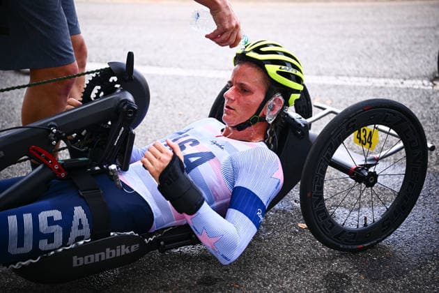2026 UCI Para-cycling Road World Championships Picture by Olly Hassell SWpix.com - 04 09 2026 - Cycling - 2026 UCI Para-cycling Road World Championships - Huntsville, Alabama, United States of America - Women H2 Individual Time Trial (ITT) - Katerina Brim (USA) Huntsville Cummings Research Park United States of America Copyright: x xSWpix.comx(t axPhotographyxHubxLtd)xOllyxHassell SWpix.comx SWP-3030-22155