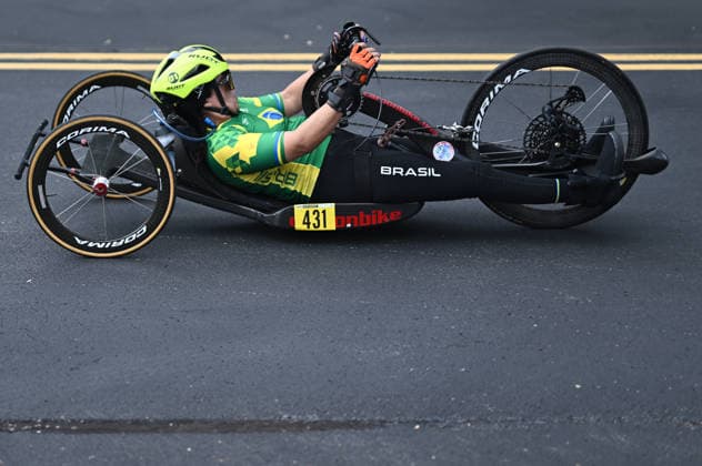 2026 UCI Para-cycling Road World Championships Picture by Mathew Wells SWpix.com - 04 09 2026 - Cycling - 2026 UCI Para-cycling Road World Championships - Huntsville, Alabama, United States of America - Women H2 Individual Time Trial (ITT) - Gilmara Sol Do Rosario Goncalves (Brazil) Huntsville Cummings Research Park United States of America Copyright: x xSWpix.comx(t axPhotographyxHubxLtd)xMathewxWells SWpix.comx SWP-3030-22157
