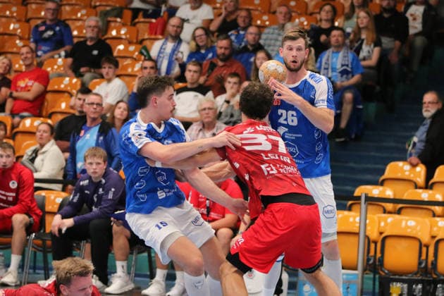 Handball, 2nd HBL, Dessau-Roßlauer HV 06 v Eulen Ludwigshafen