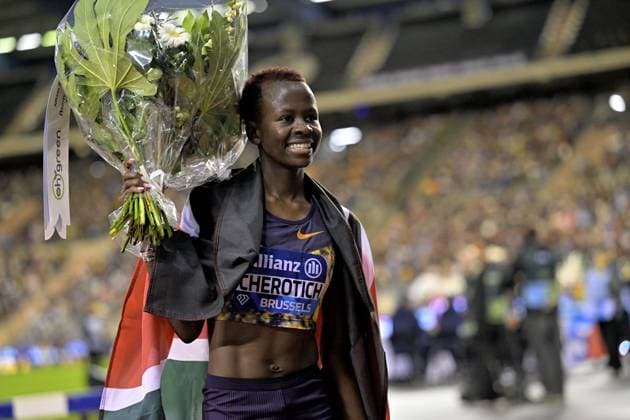 Memorial Van Damme 2025 - Wanda Diamond League - day 1 BRUSSELS, BELGIUM - SEPTEMBER 04 : CHEROTICH Faith KEN 3000m steeplechase during day 1 of the 50th edition of the 2026 IAAF Wanda Diamond League Allianz Memorial Van Damme athletics meeting in the King Baudouin Stadium in on September 4, 2026 in Brussels, Belgium, 04 09 2026 Brussels Belgium  Copyright: xSesx