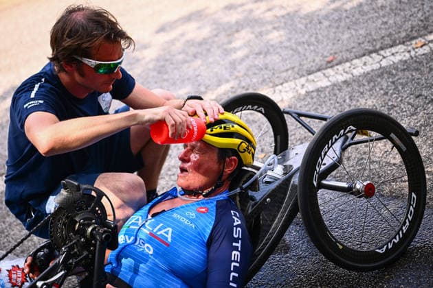 2026 UCI Para-cycling Road World Championships Picture by Olly Hassell SWpix.com - 04 09 2026 - Cycling - 2026 UCI Para-cycling Road World Championships - Huntsville, Alabama, United States of America - Women H2 Individual Time Trial (ITT) - Roberta Amadeo (Italy) Huntsville Cummings Research Park United States of America Copyright: x xSWpix.comx(t axPhotographyxHubxLtd)xOllyxHassell SWpix.comx SWP-3030-22163