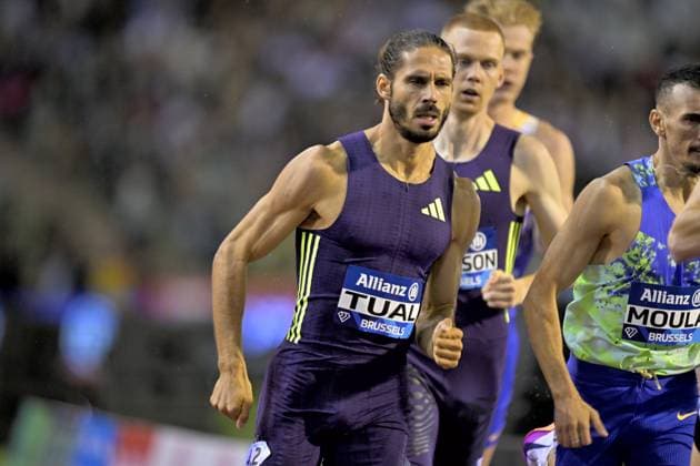 Memorial Van Damme 2025 - Wanda Diamond League - day 1 BRUSSELS, BELGIUM - SEPTEMBER 04 : Tual Gabriel (FRA) 800m during day 1 of the 50th edition of the 2026 IAAF Wanda Diamond League Allianz Memorial Van Damme athletics meeting in the King Baudouin Stadium in on September 4, 2026 in Brussels, Belgium, 04 09 2026 Brussels Belgium  Copyright: xSesx