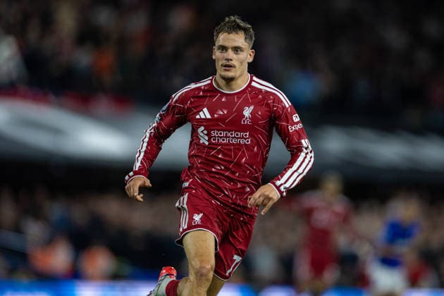Football - FA Premier League - Ipswich Town v Liverpool FC IPSWICH, ENGLAND - Friday, September 4, 2026: Liverpool s Florian Wirtz during the FA Premier League match between Ipswich Town FC and Liverpool FC at Portman Road. (Photo by David Rawcliffe Propaganda) IPSWICH Portman Road SUFFOLK ENGLAND  Copyright: xDavidxRawcliffex P2026-09-04-Ipswich_Liverpool-67