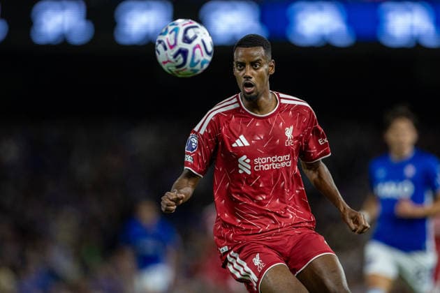 Football - FA Premier League - Ipswich Town v Liverpool FC IPSWICH, ENGLAND - Friday, September 4, 2026: Liverpool s goalscorer Alexander Isak during the FA Premier League match between Ipswich Town FC and Liverpool FC at Portman Road. (Photo by David Rawcliffe Propaganda) IPSWICH Portman Road SUFFOLK ENGLAND  Copyright: xDavidxRawcliffex P2026-09-04-Ipswich_Liverpool-70